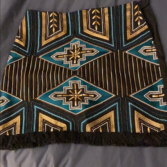 H&M Embroidered Mini Skirt - Picture 2 of 5